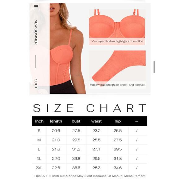 Orange Mesh Spaghetti Strap Slimming Bodysuit - Picture 7 of 9